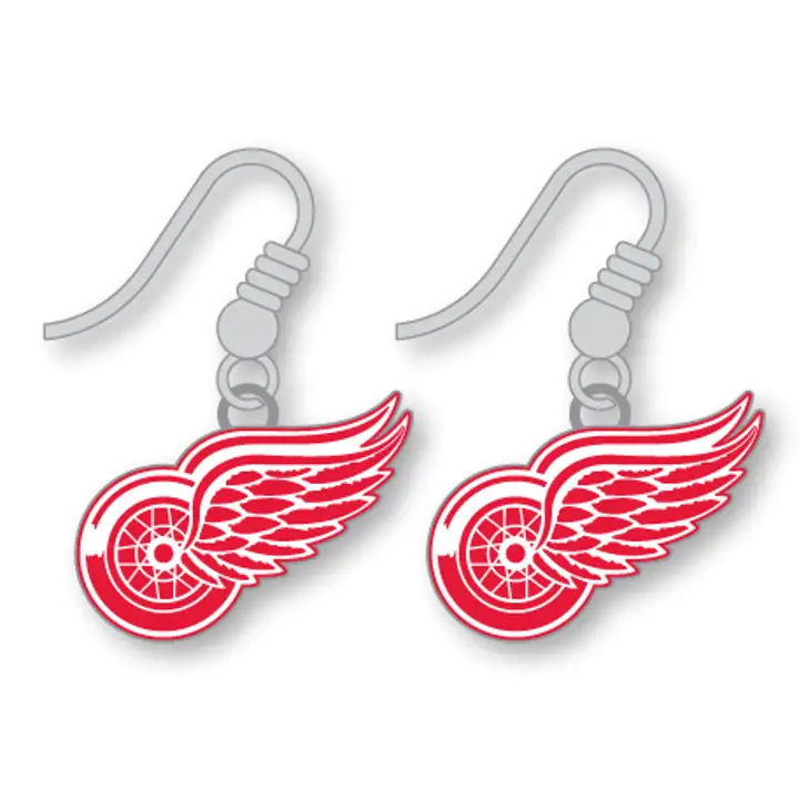 Boucles d'oreilles LOGO des Red Wings