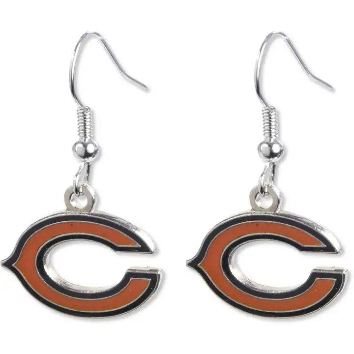 BOUCLES D'OREILLES LOGO OURS org/silv
