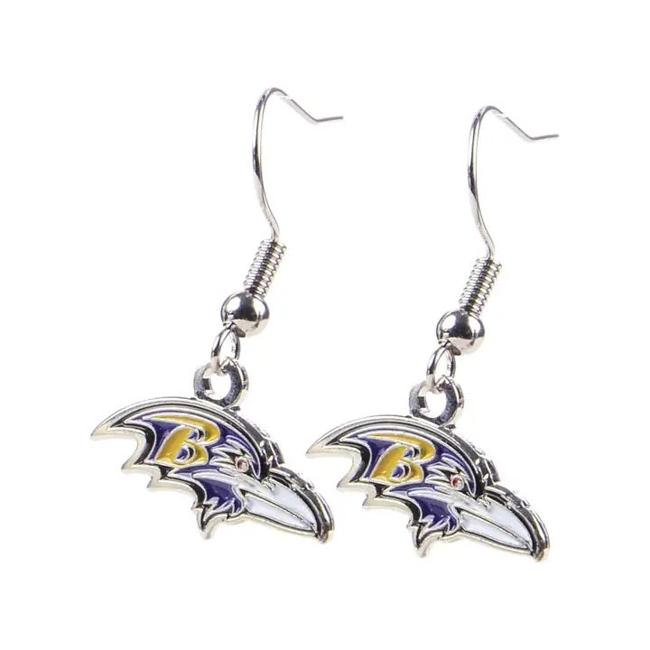 Boucles d'oreilles LOGO Ravens