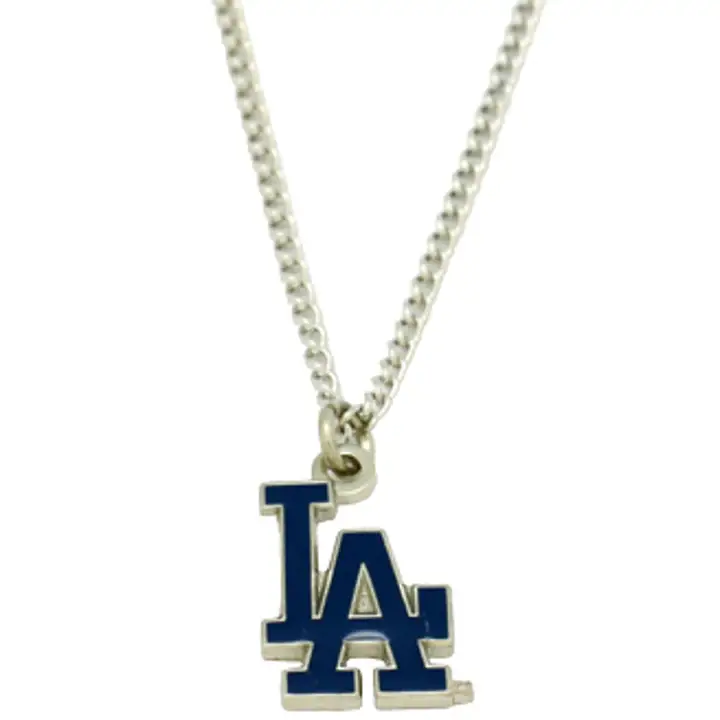 Collier Logo Équipe DODGERS Aminco avec Chaîne