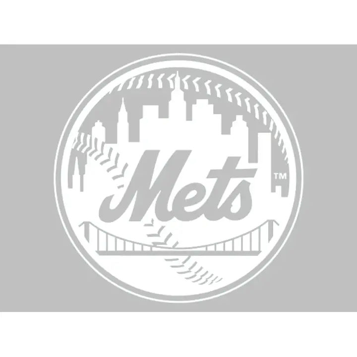 METS 8x8 Décalque prédécoupé circulaire blanc