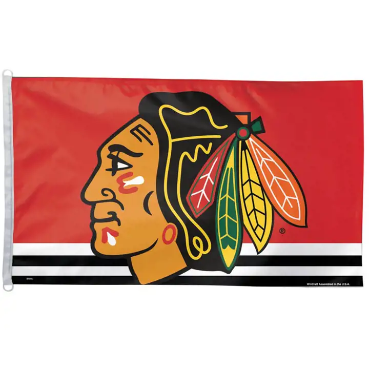 DRAPEAU BLACKHAWKS 3X5 WIN