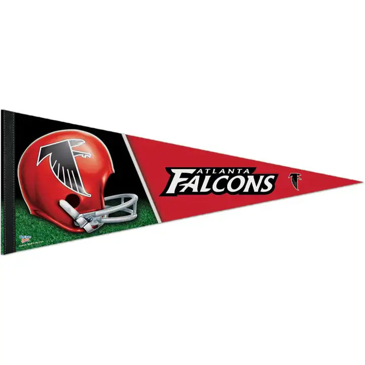 FALCONS 12x30 Fanion de qualité supérieure rétro