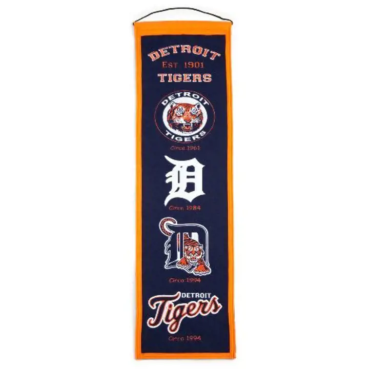 Bannières traditionnelles des Tigers de Detroit