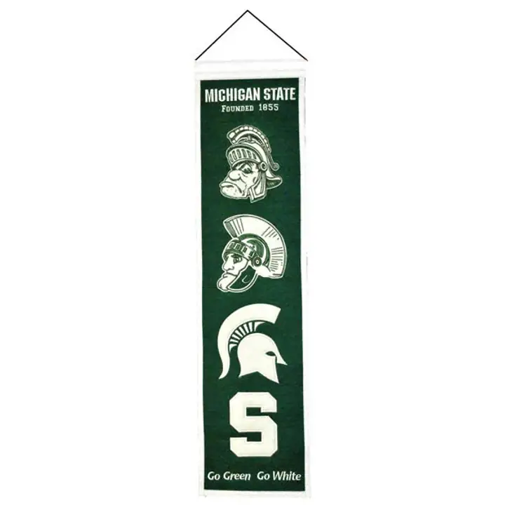 Bannières historiques des Spartans de Michigan State