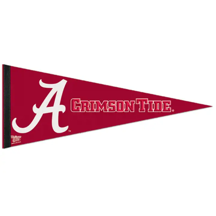"Fanion haut de gamme Alabama 12x30 « CRIMSON TIDE »"