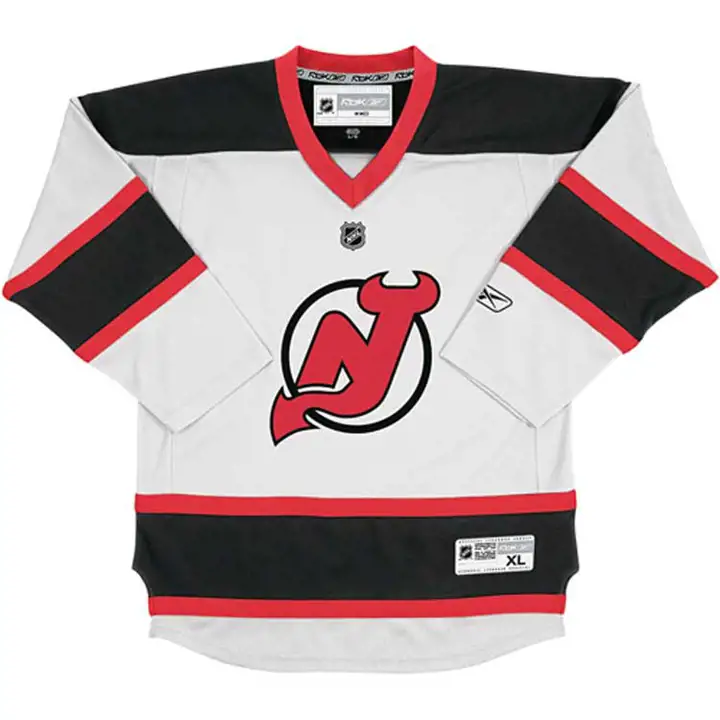 Maillot Réplique Jeune NHL Devils blanc