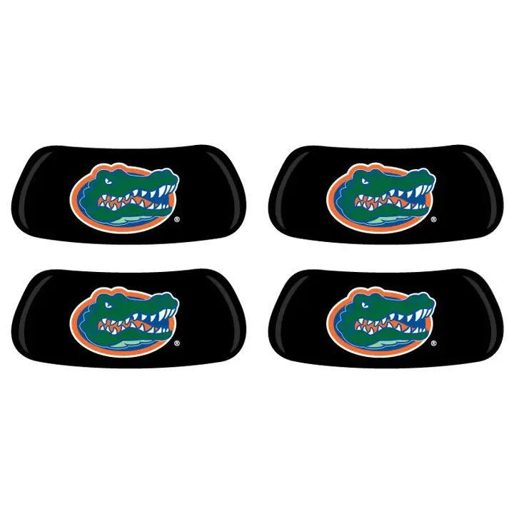 Floride 2 paires de stickers anti-éblouissement Tête d'alligator noir