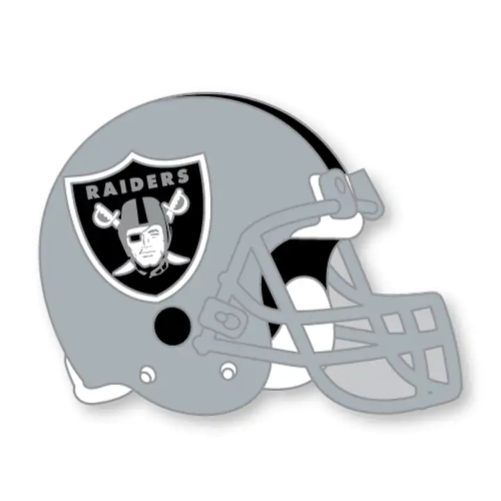 Épingle de casque RAIDERS Aminco gris/noir