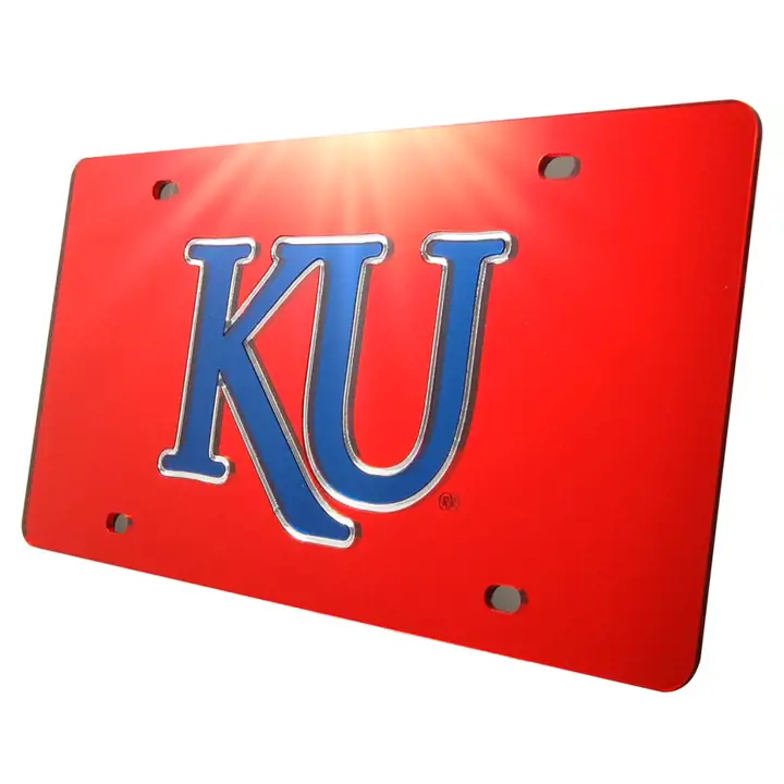 "Kansas LASER TAG \"KU\" red"