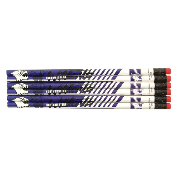 Crayons Northwestern, paquet de 6