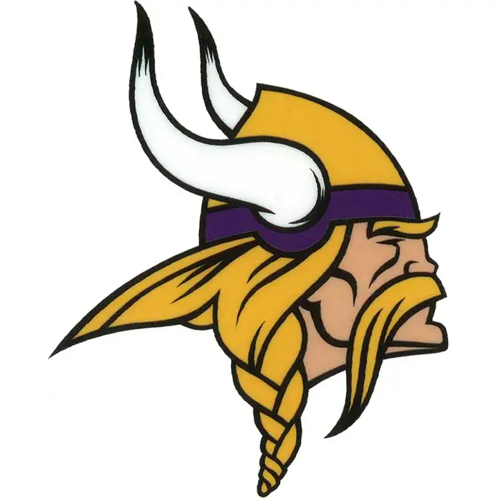 Décalque électrostatique VIKINGS logo 2013