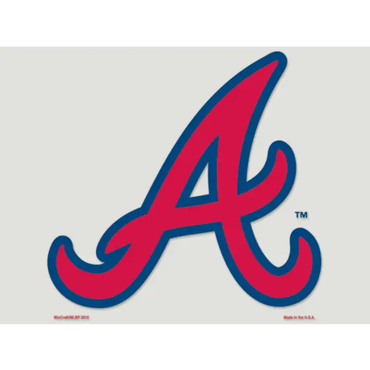 "BRAVES Die Cut Decal 8x8 - Couleur \"A\""