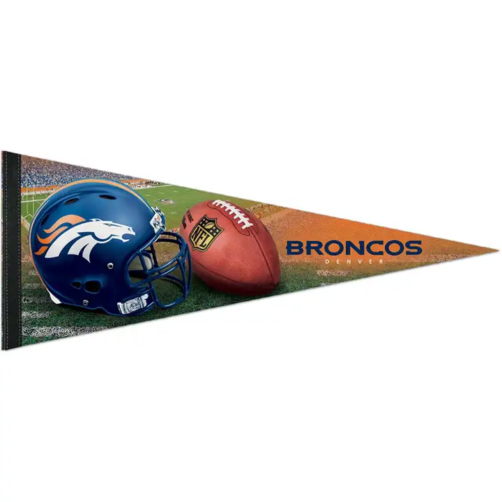 Fanion de qualité supérieure BRONCOS 12x30