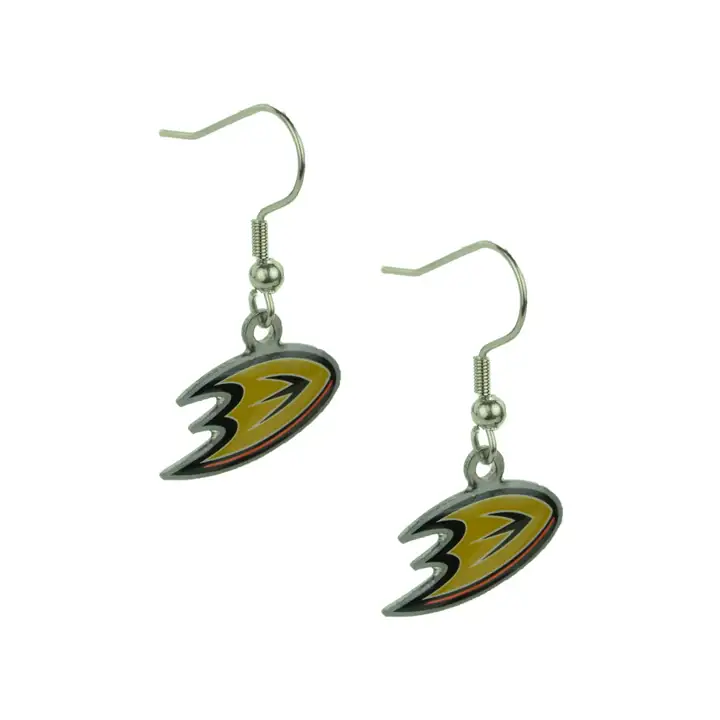 Boucles d'oreilles pendantes logo Ducks Aminco