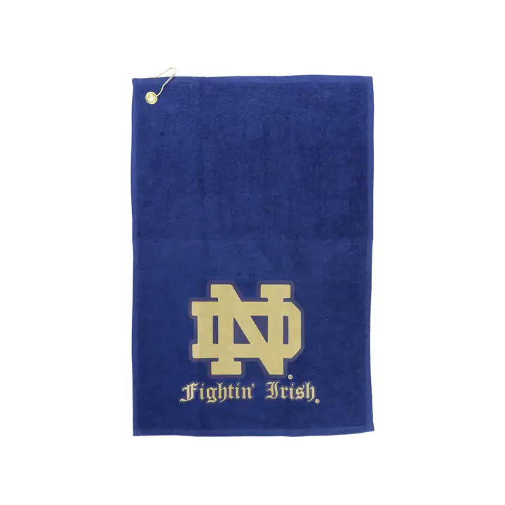 Serviette de sport Notre Dame bleue