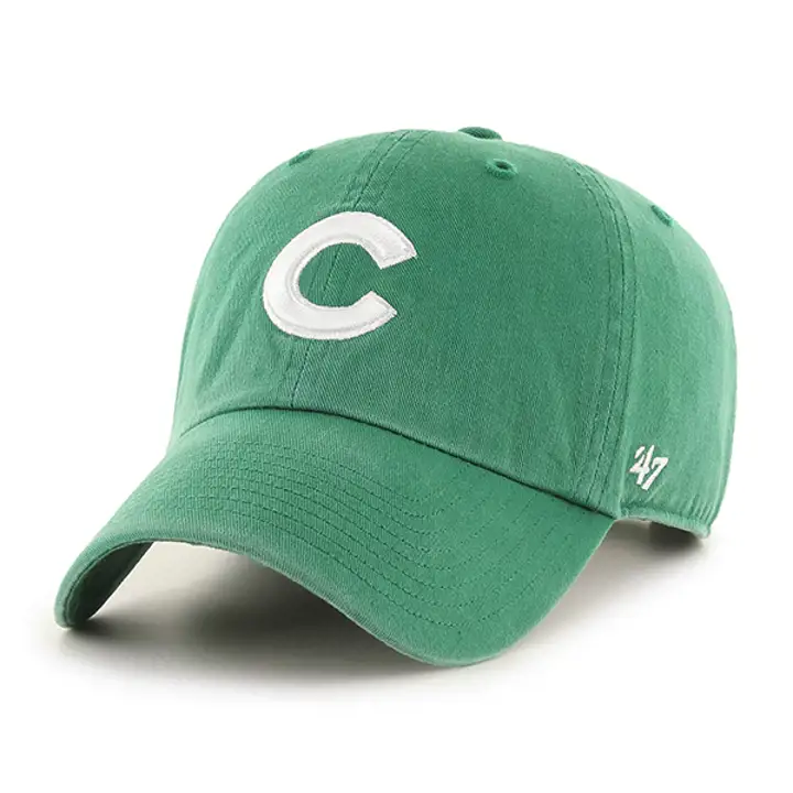"CUBS MLB Kelly/Blanc '47 Clean Up « C » vert for."
