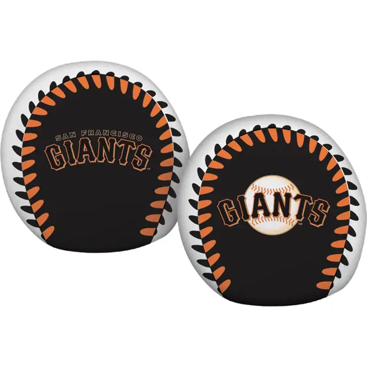 "SF GIANTS Balle Souple de Lancer Rapide 4 pouces",100% Polyester