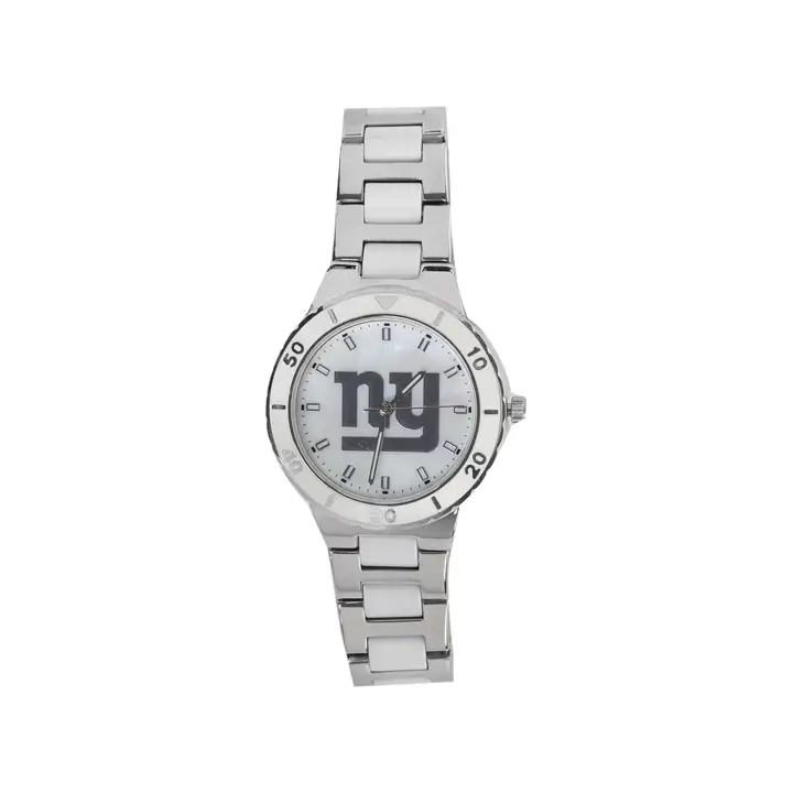 Montre femme NY Giants Glitz   blanc/argent