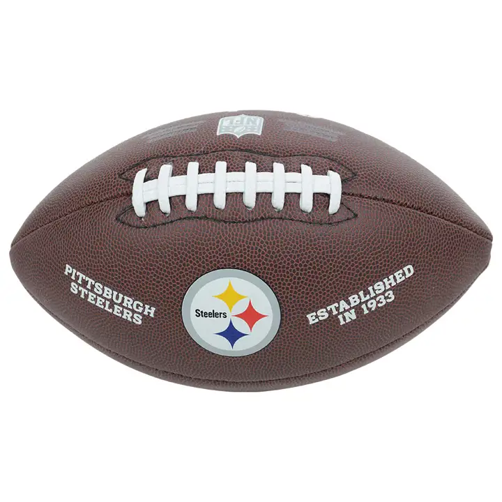 Ballon de football composite STEELERS - NFL marron