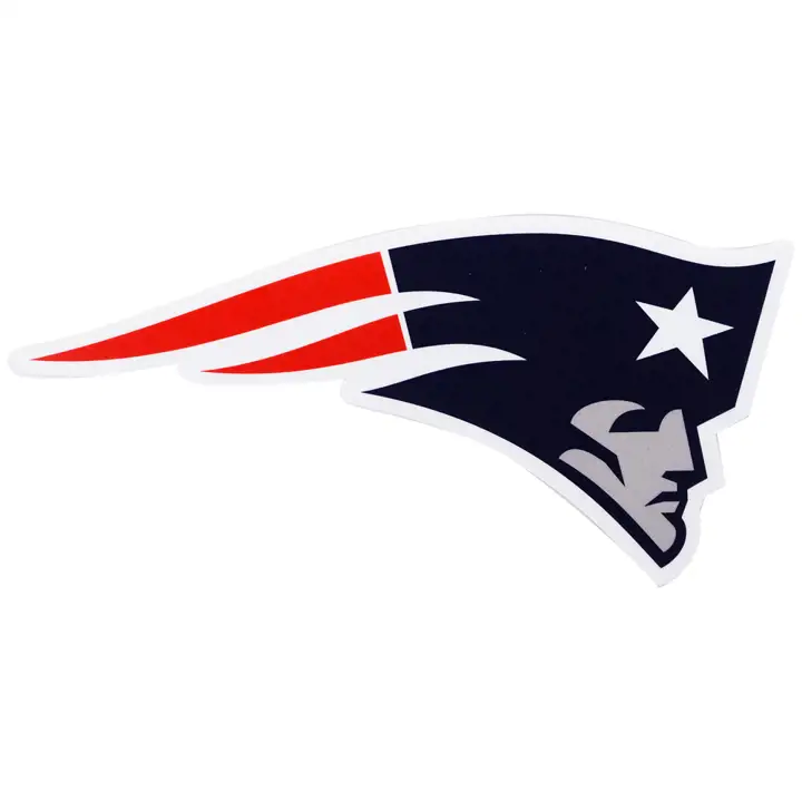 PATRIOTS Autocollant Découpé 8x8 - Couleur marine