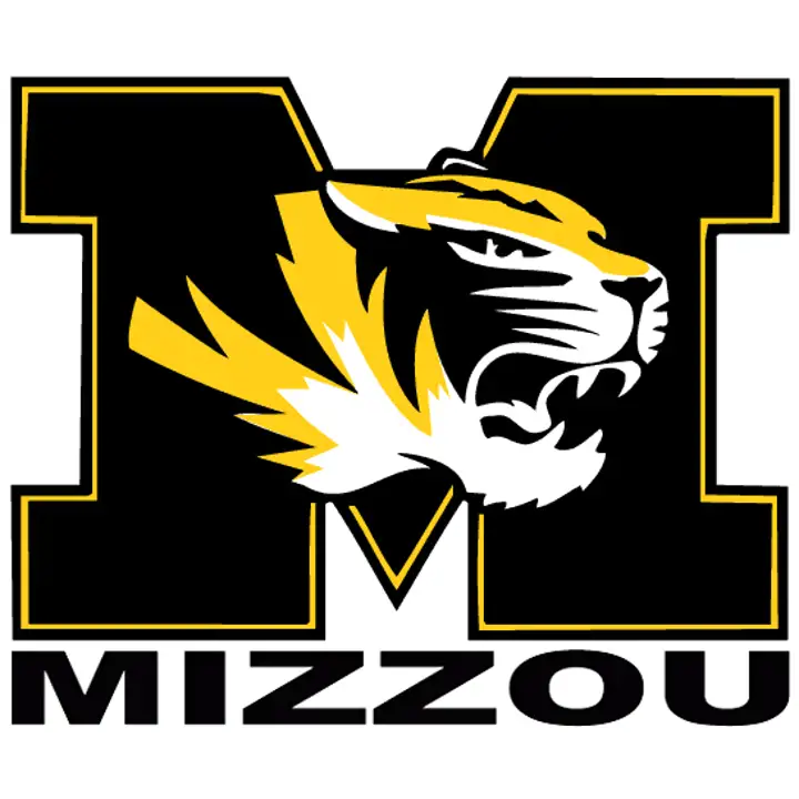 Autocollant découpé Missouri 8x8 couleurs M--W/TIGRE