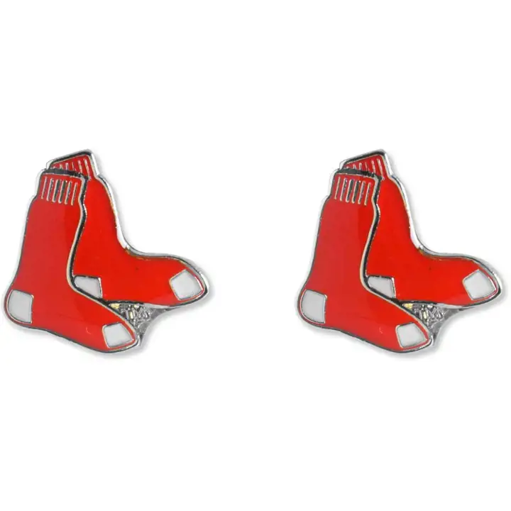 RED SOX Logo Boucles d'oreilles clous Aminco red