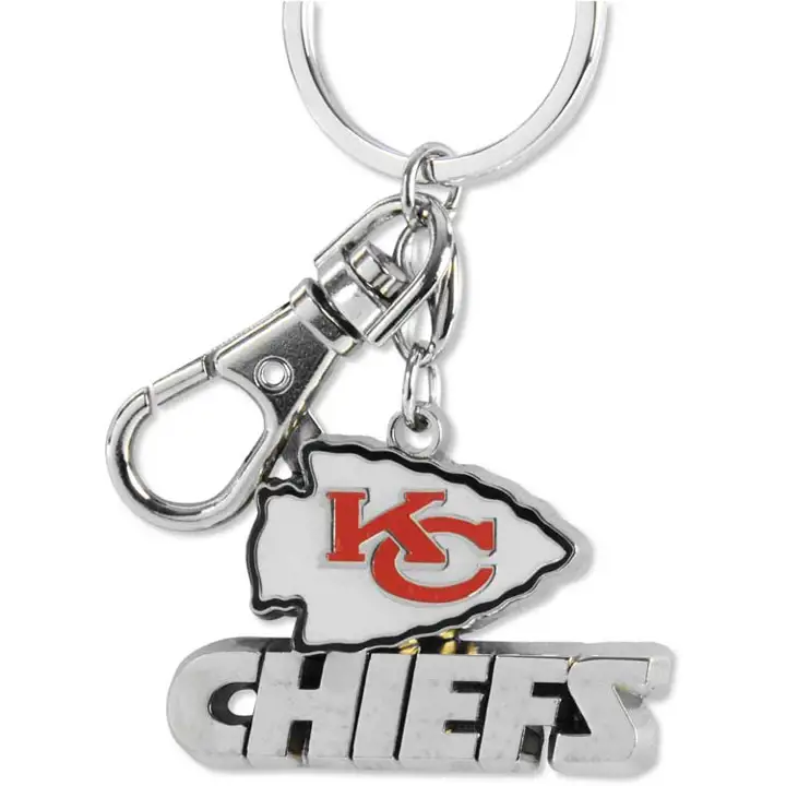 Porte-clés Lourd CHIEFS Aminco argent