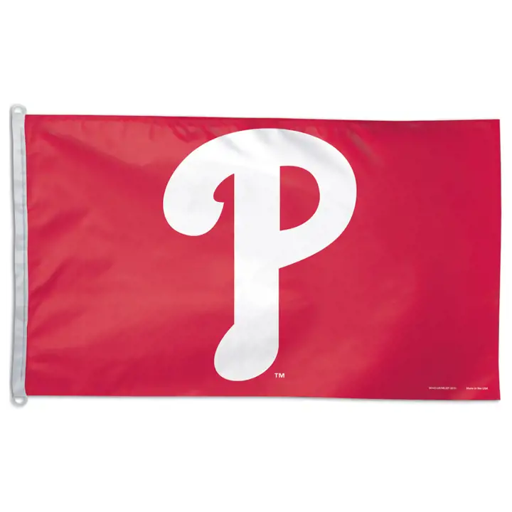 "Drapeau PHILLIES 3X5 WIN \"P\" rouge"