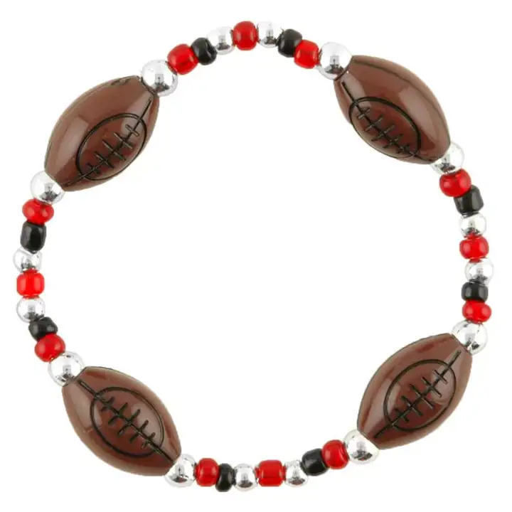 Bracelet de football BUCKEYE de l'Ohio State