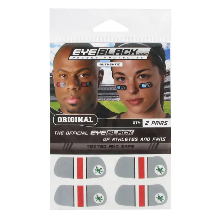 Autocollant anti-éblouissement pour casque Ohio State (2 paires)