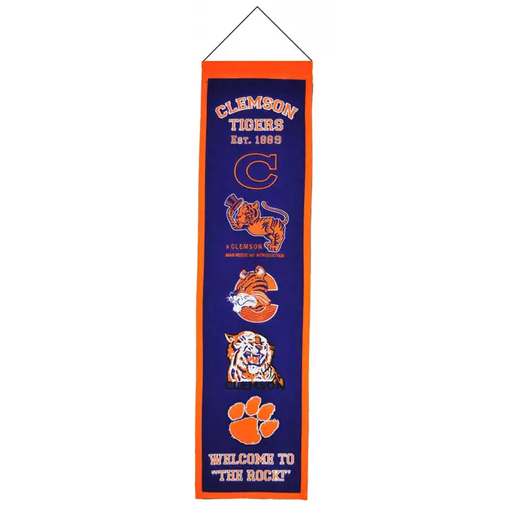 Bannières de la tradition des Tigers de Clemson
