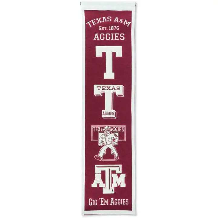 Bannières traditionnelles des Aggies de Texas A&M