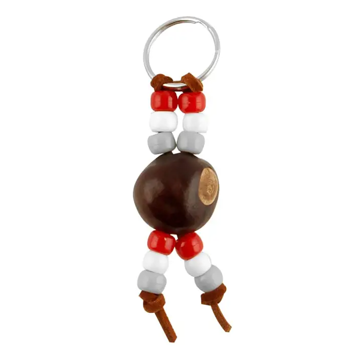 Porte-clés en forme de noix de Buckeye de l'Ohio State