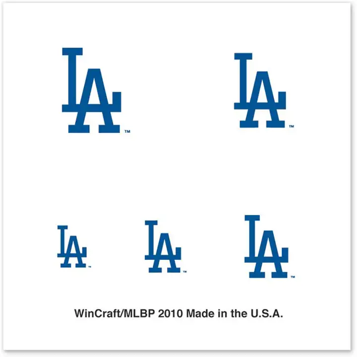 Tatouage sur ongle DODGERS GAGNE "LA"