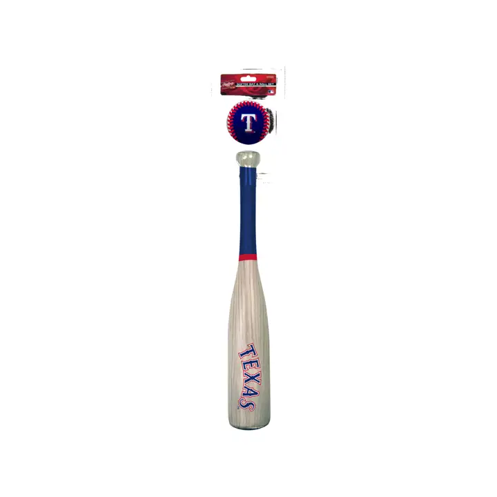 Ensemble Batte et Balle de Baseball Softee Grand Chelem TX RANGERS