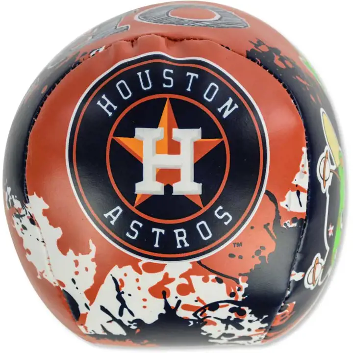 "Balle de baseball souple ASTROS Softee Quick Toss 4 po", 100 % polyester