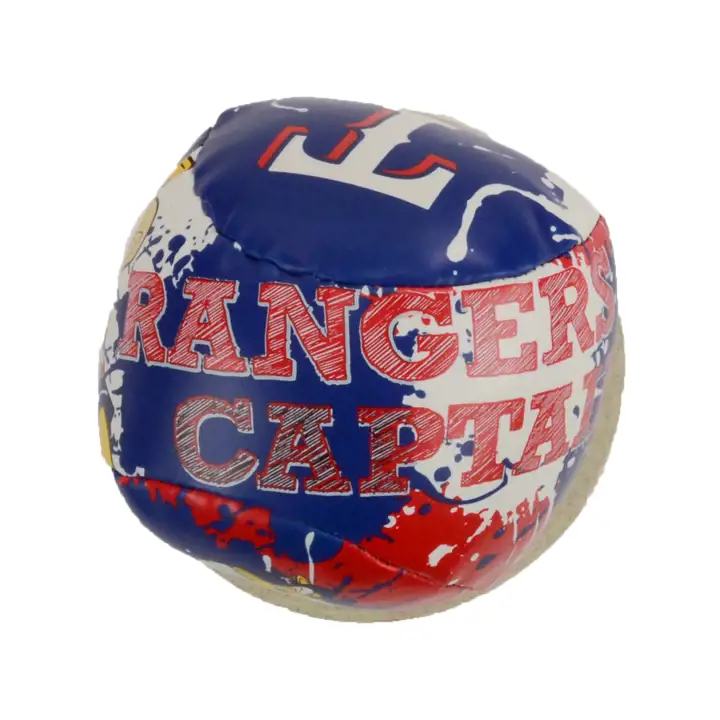 "TX RANGERS Balle Souple Quick Toss Baseball 4" bleue/blanche/rouge"