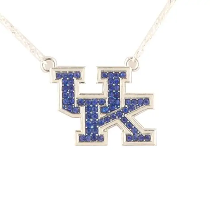 Collier en cristal Kentucky arg/blc