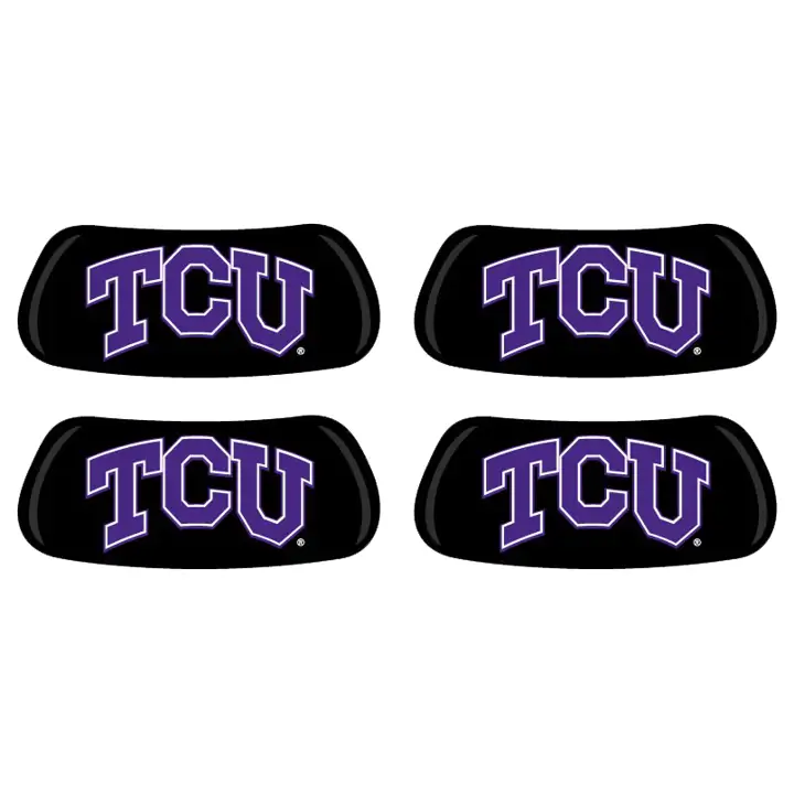 "Autocollant cache-cernes TCU 2 paires \"TCU\" noir"
