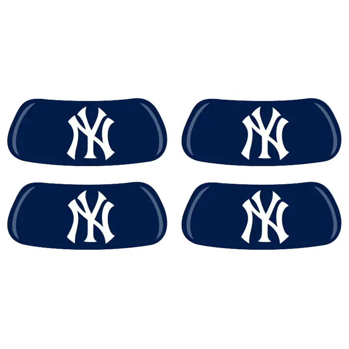 Autocollant anti-reflet pour les yeux Yankees (2 paires) NY marine
