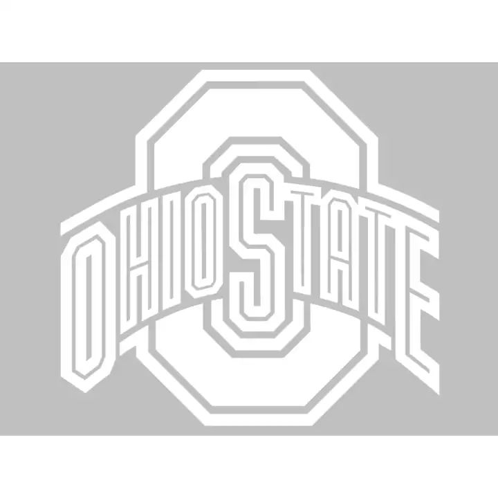 Décalque Ohio State Stockdale 3x5 O athlétique blc