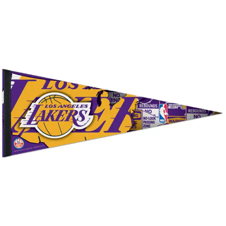 Fanion premium LAKERS 12x30