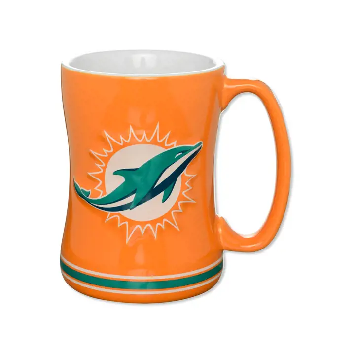 Tasse en relief DOLPHINS 14 oz logo 2013