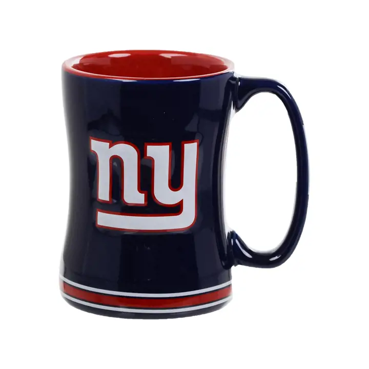 Mug relief NY Giants 414 ml bleu marine/rouge