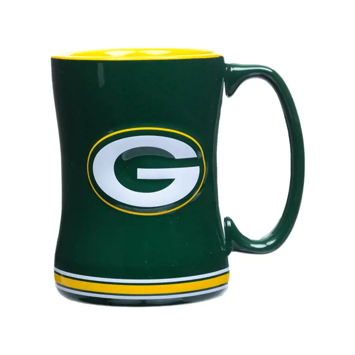 PACKERS Tasse de soulagement 14 oz vert/gl