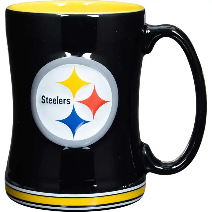 STEELERS Mug en relief 14 oz noir