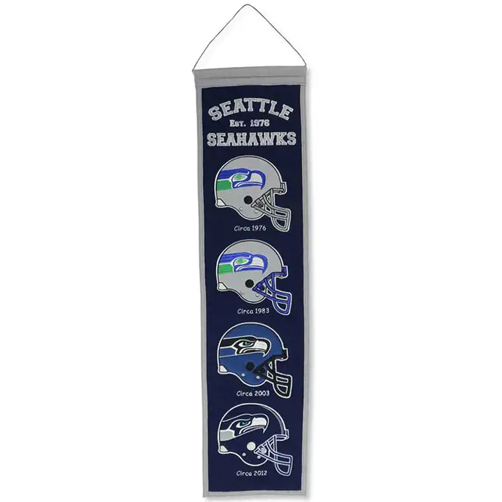Bannières historiques des Seahawks de Seattle