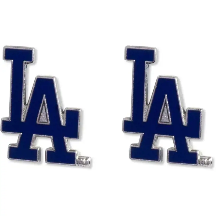 Boucles d'oreilles clous logo DODGERS Aminco