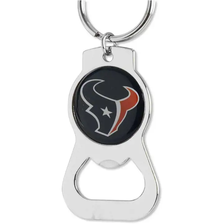Porte-clés décapsuleur Texans Aminco argent/marine